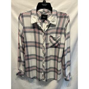 Rails Flannel Shirt Women’s XS Soft Plaid Button Up Gorpcore Outdoorsy Western